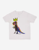 Graphic Tees Grade School Dino Basquiat Tee JMYS2019-WHT White 1