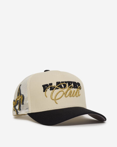 Players Club 2 Tone Twill Mesh Back Trucker Hat