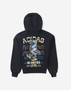 adidas Kids' Street Pigeon Fleece Hoodie  OA07705-AK01-001 Black 3