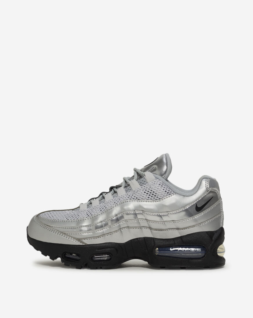 Shop Nike Big Kids' Air Max 95 SE LTR IO9859-003 silver | SNIPES USA