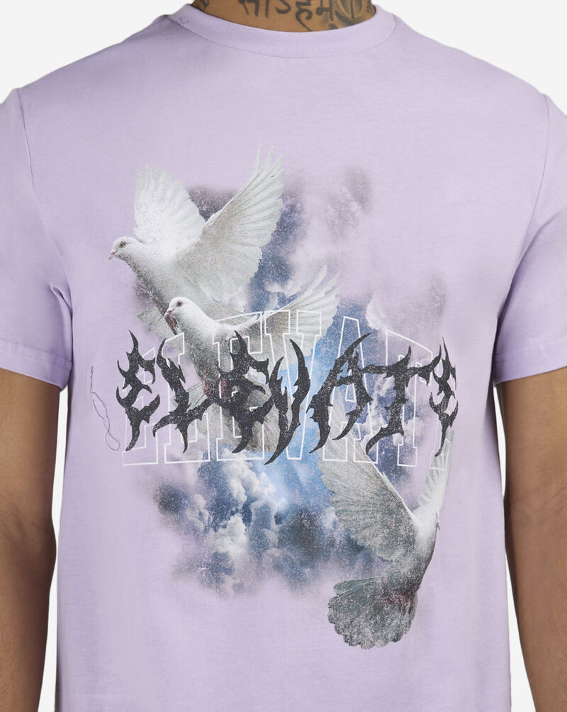 Mister Tee Elevate Doves Tee MTUS475-US-00145 Purple 3