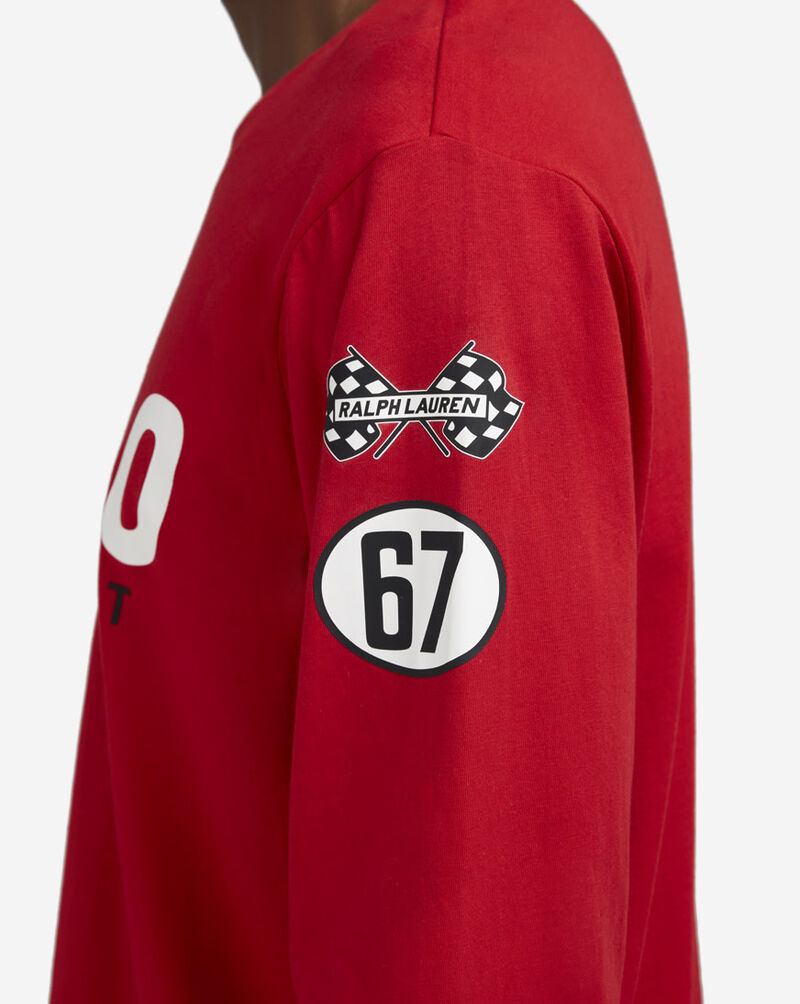 Polo Ralph Lauren Jersey Graphic T-Shirt 710972608001-RED Red 4