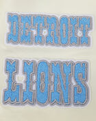 PRO STANDARD Detroit Lions Retro Classic Rib Satin Jacket FDLU410324-EBK cream 4