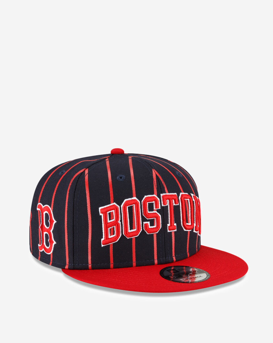 Shop New Era 9Fifty Boston Red Sox Arch Hat 60288335 red