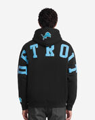 PRO STANDARD Detroit Lions Wingspam Drop Shoulder Pull Over Hoodie FDL5410525-BLK Black 3