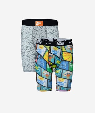 Big Kids' 2PK Printed Long Boxer Briefs