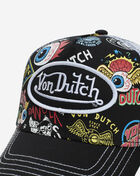 Von Dutch Multi Trucker Hat VDHH0006-BLK Black 2