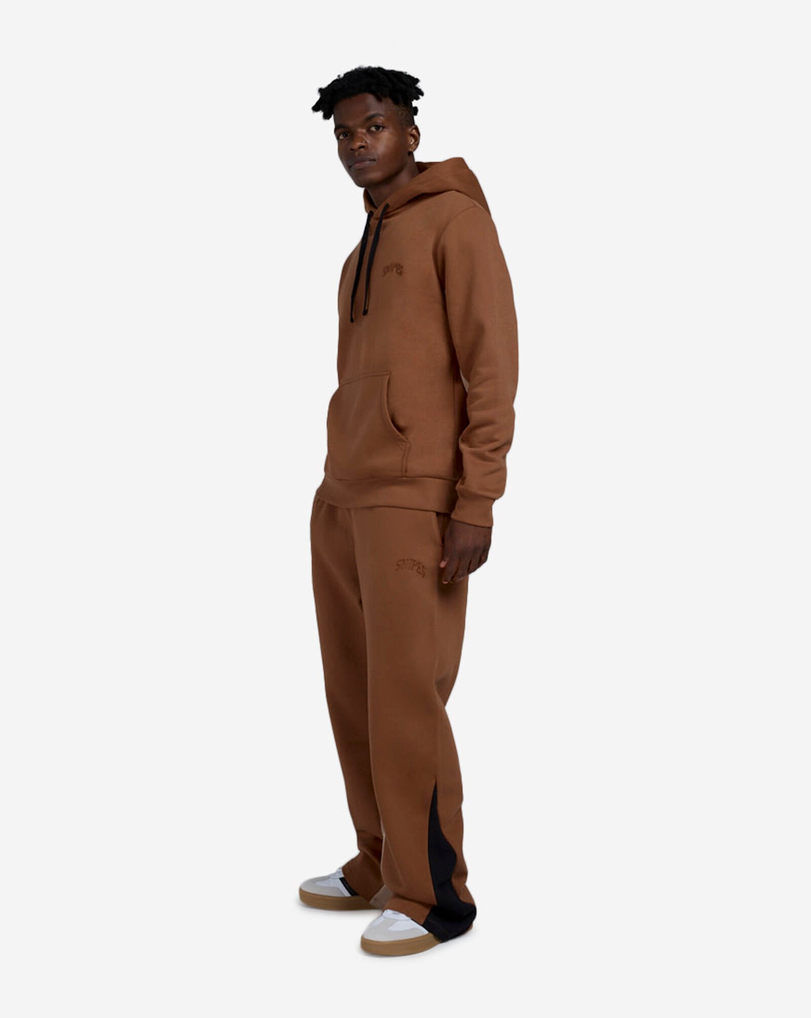 Shop SNIPES Contrast Flare Pants SNQ324004MNUT brown SNIPES USA