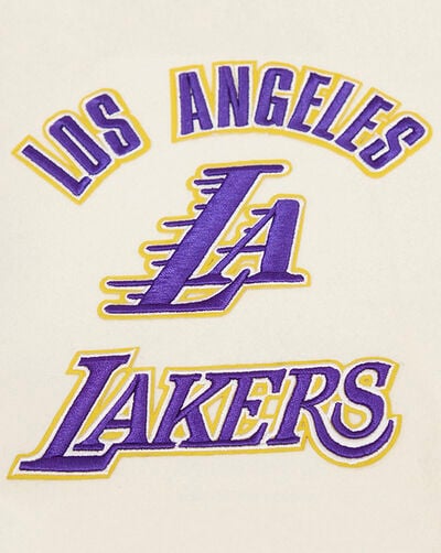 Los Angeles Lakers Retro Classic Rib Wool Varsity Jacket Los Angeles Lakers Retro Classic Rib Wool Varsity Jacket