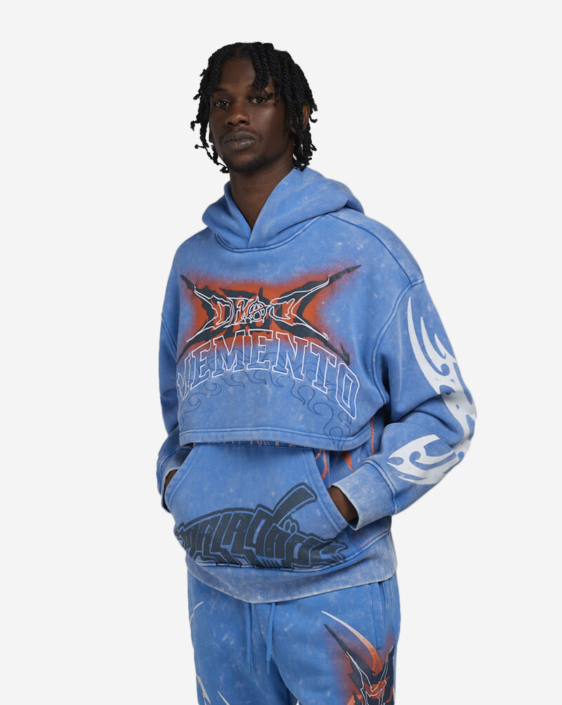 Smoke Rise Dystopian Hoodie FO24657SN-BLU Blue 1