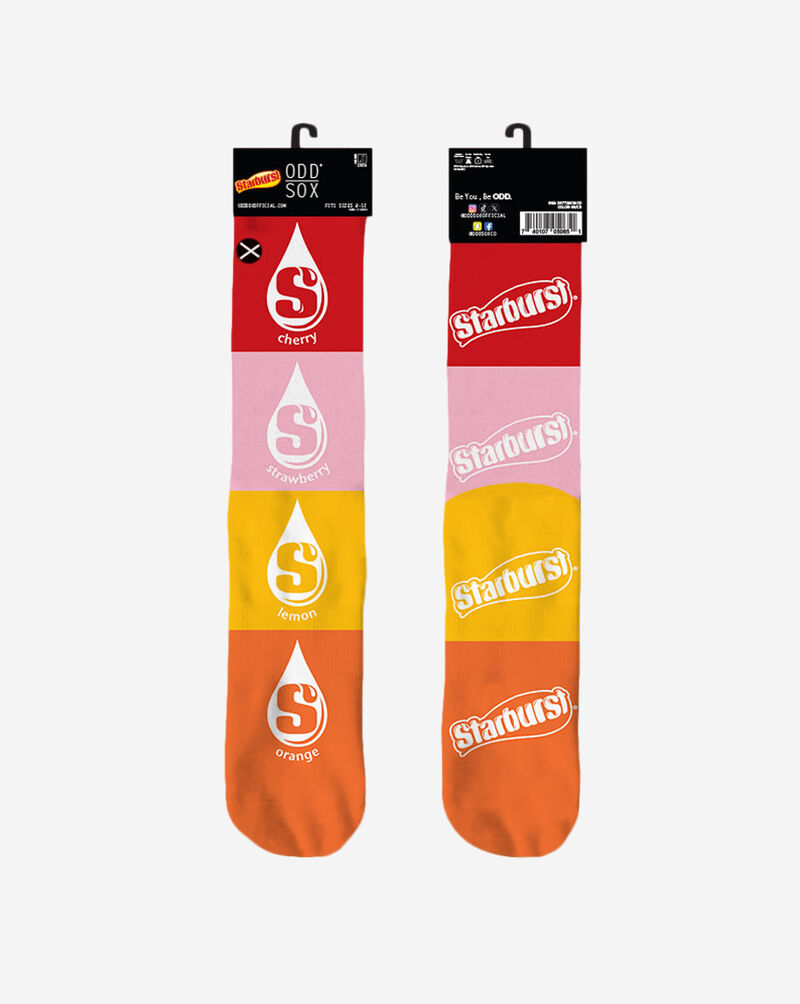 Odd Sox Starburst Chews Crew Socks (L) 38189MONCD Multi 3