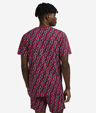 Printed Polo Sleep Shirt