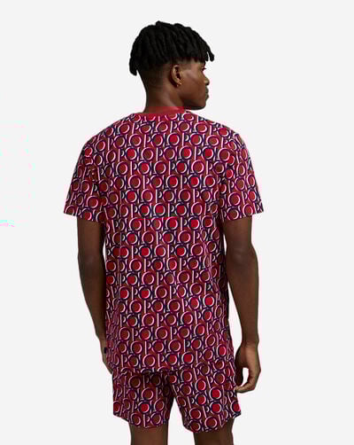 Printed Polo Sleep Shirt Printed Polo Sleep Shirt