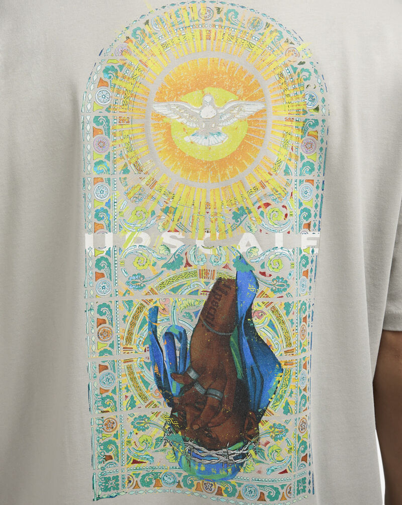 Upscale Urban Saint Glass Tee MTUS213-02946 Grey 3
