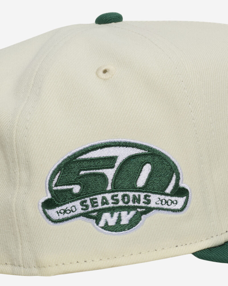 New Era 9Fifty New York Jets Curve A-Frame Snapback Hat 71094928 cream 2