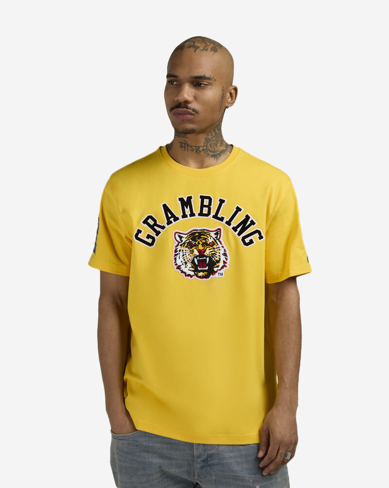 PRO STANDARD Grambling State University Classic Stacked Logo Tee CGS170146-YEL Yellow 1