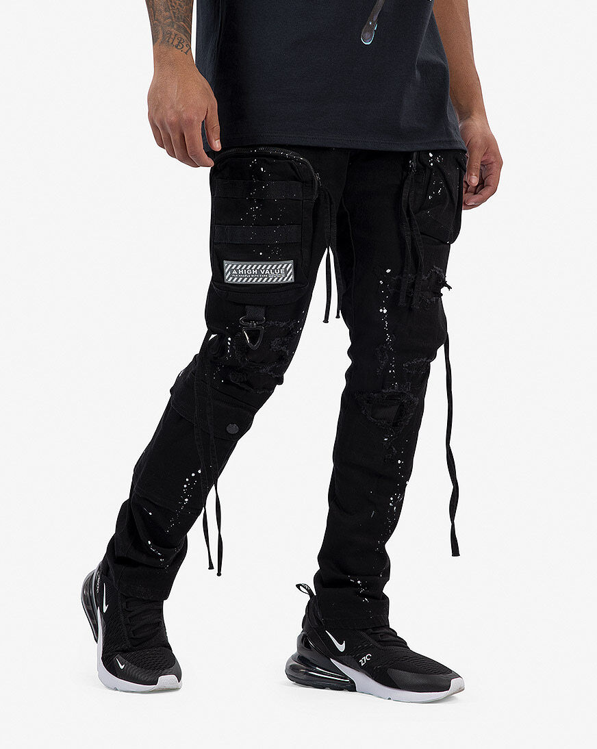 Smoke Rise Fashion Twill Cargo Pants 