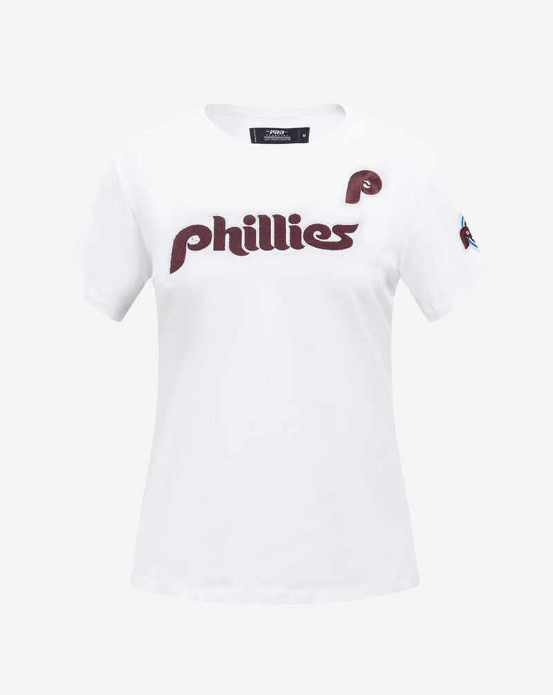 PRO STANDARD Philadelphia Phillies Short Sleeve Classic Slim Fit Tee  LPHA34596-WHT White 1