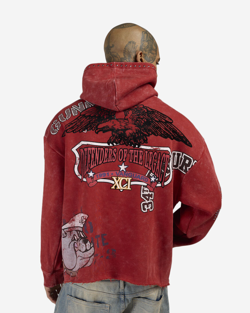 Shop Smoke Rise Glory Hoodie FO25669SN-CIN red | SNIPES USA