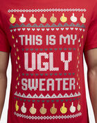 Mister Tee Ugly Sweater Border Tee MTUS263-USRED Red 3