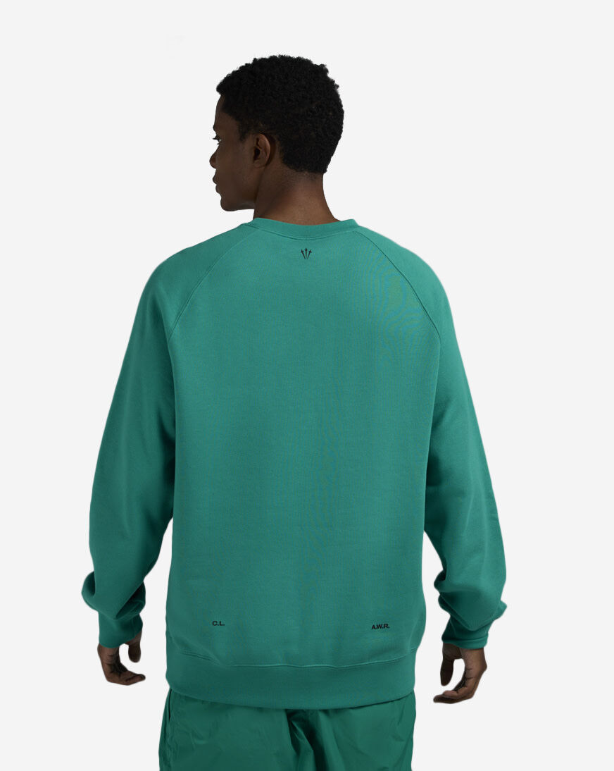 Shop Nike NOCTA Fleece CS Crew FN8160-370 green | SNIPES USA