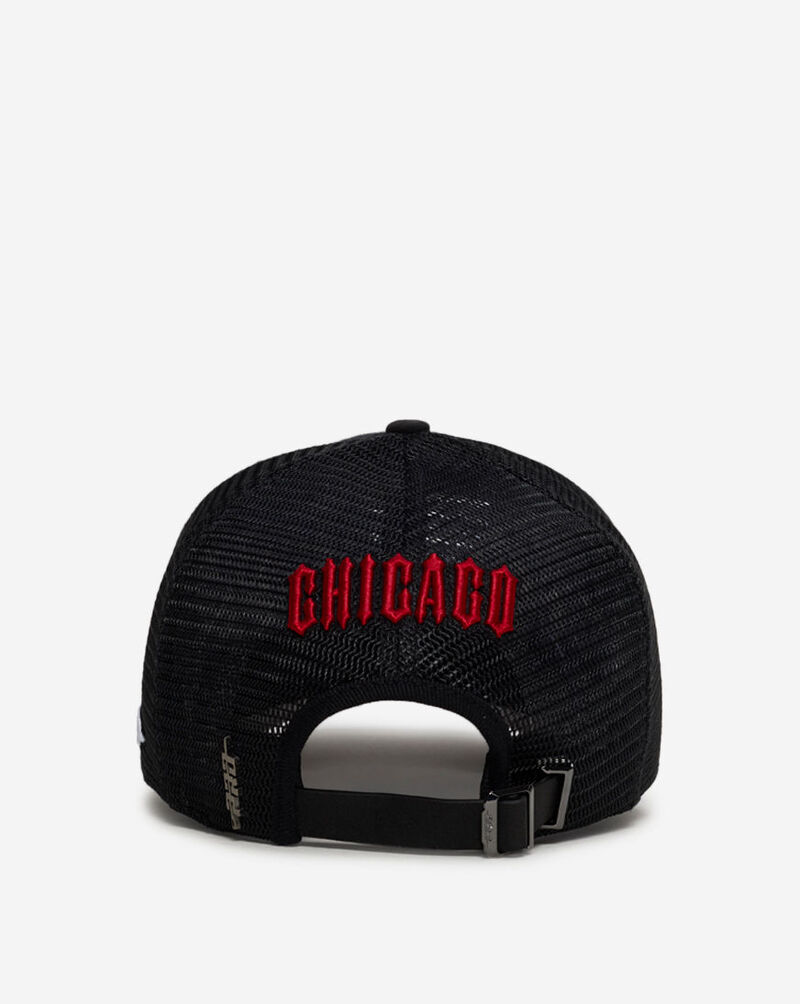 PRO STANDARD Chicago Bulls Breakout Wool Blend Pro Pinch Snapback Hat BCB7517590-BLK Black 3