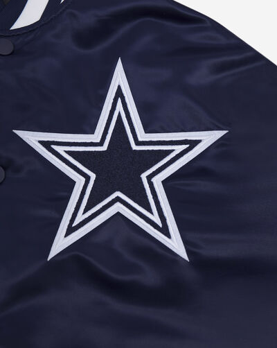 Dallas Cowboys Mashup Rib Satin Jacket