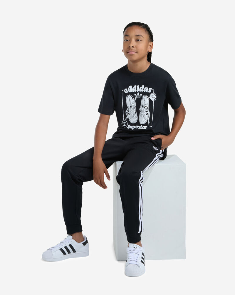 adidas Kids' Superstar Graphic Tee OA01203-BLACK Black 3