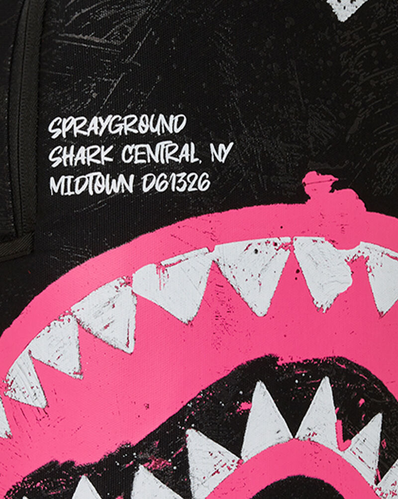 Sprayground Shark Central Sorbet Hand Painted DLX Cotton Backpack B7631 Multi 2