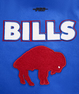 Buffalo Bills Retro Classic Rib Wool Varsity Jacket