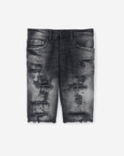 Jordan Craig Kids' Distressed Shorts (8-16) J333SB-BLACKSHADOW Black 1