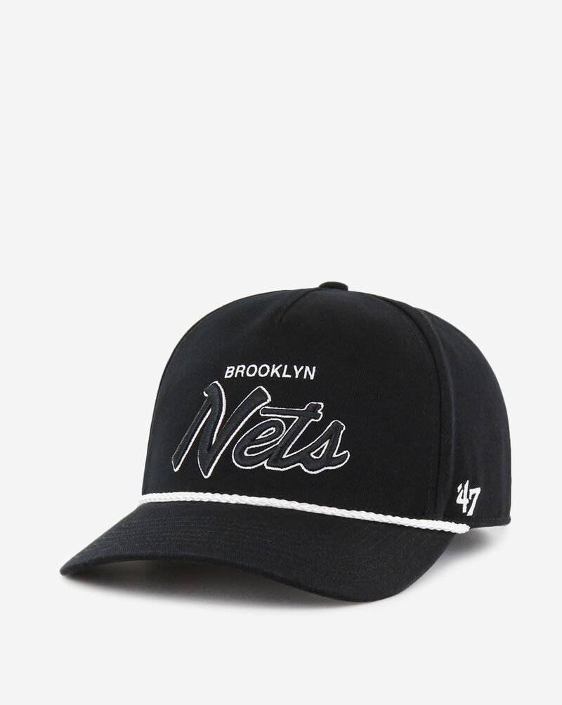 Shop '47 Brand Brooklyn Nets Script Hitch Snapback Hat KCRSCH15GWPBKA