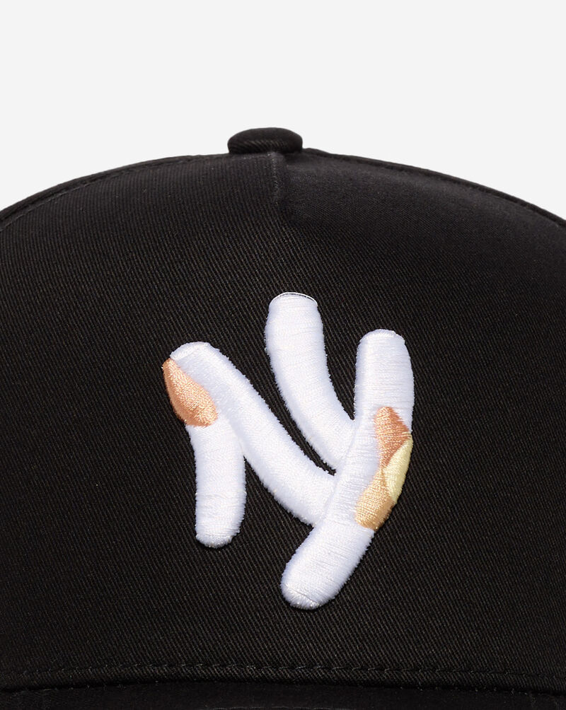 Field Grade New York Full Twill Trucker Hat 1005811 Black 2