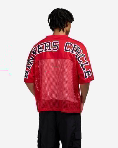 Winner Circle Cropped Mesh Tee Winner Circle Cropped Mesh Tee