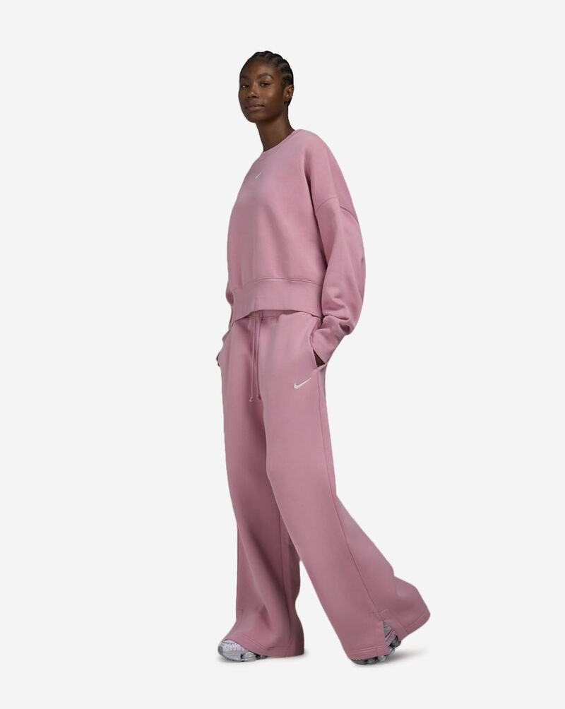 Nike NSW Phoenix Fleece Wide-Leg Sweatpants DQ5615-699 Pink 4