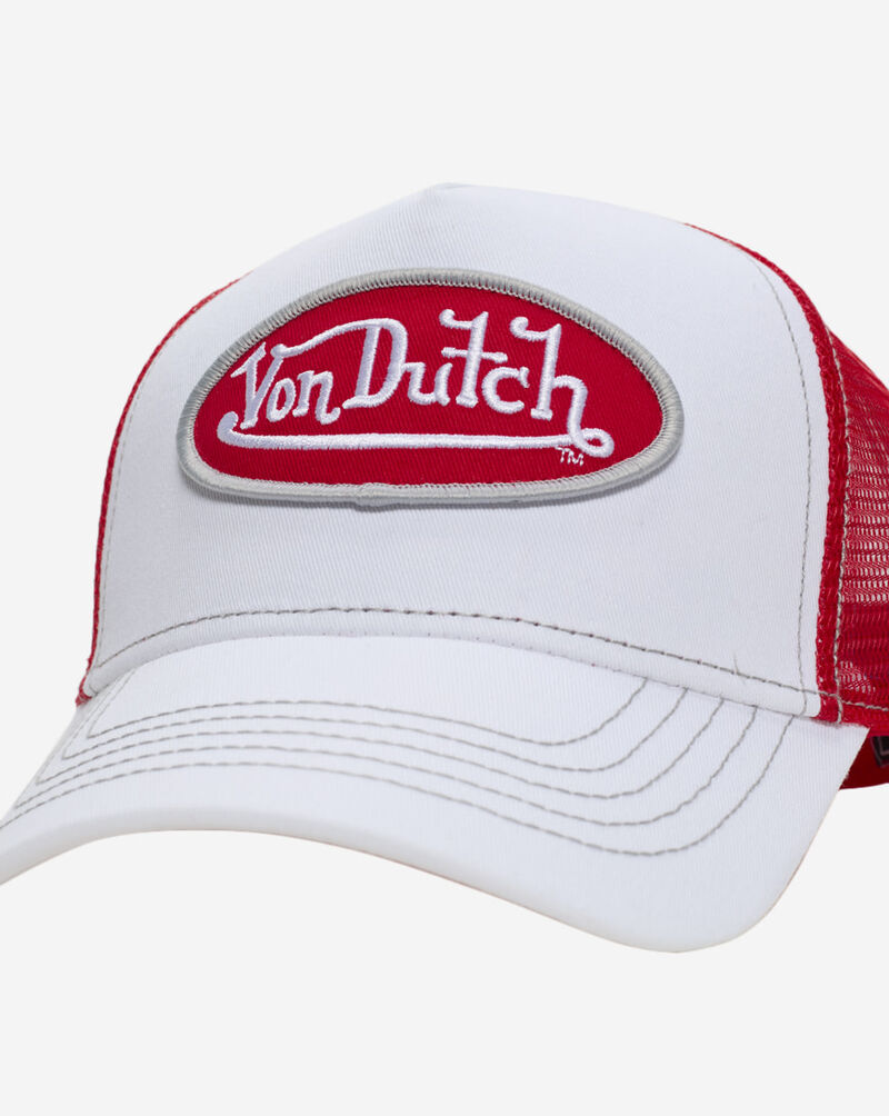 Von Dutch Staple Trucker Hat VDHT97-GYMRED Red 2
