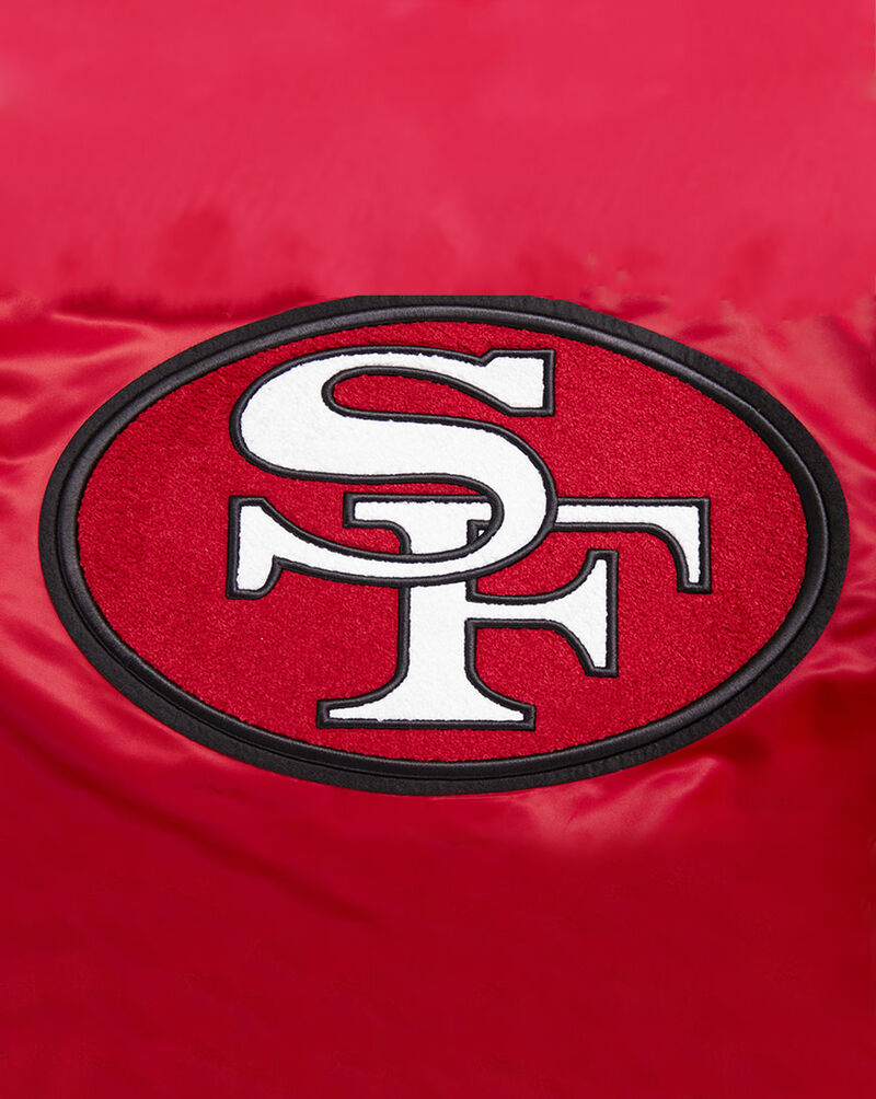 PRO STANDARD San Francisco 49Ers Retro Classic Rib Satin Jacket FS4643597-RBK Red 4
