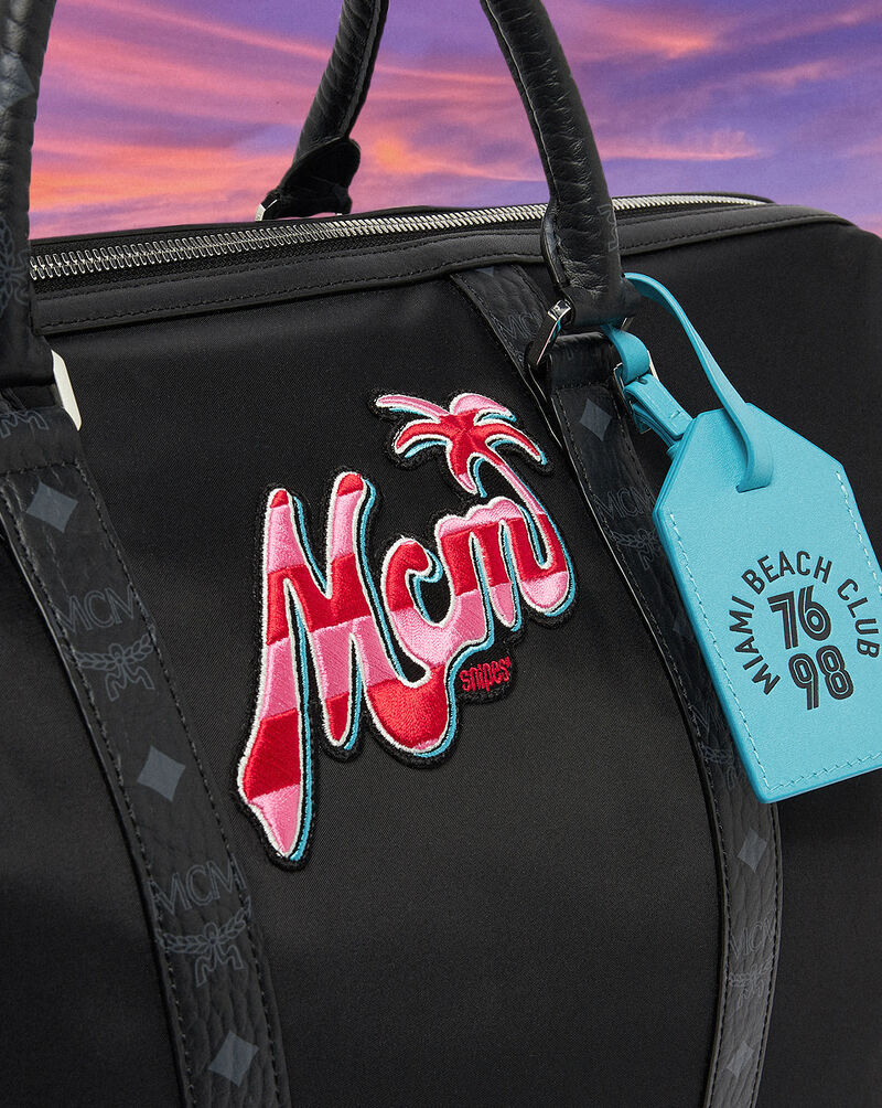 MCM X SNIPES Large Ottomar Weekender Bag