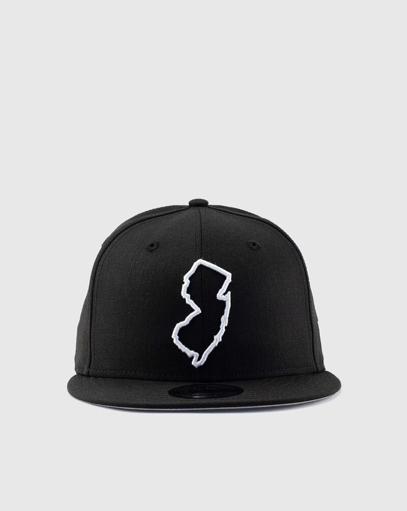 New Era New Jersey Outline 9Fifty Snapback 70512414 Black 2