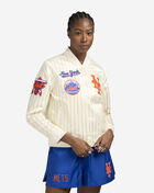 New York Mets Pinstripe Retro Satin Jacket
