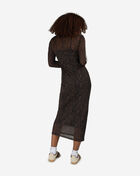 adidas Snake Print Maxi Dress KX1892 Brown 2