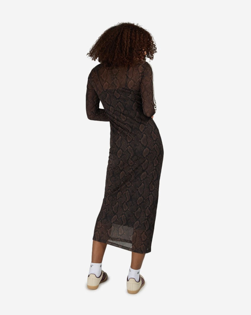 adidas long sleeve maxi dress adidas Women's Lifestyle Adicolor Classics 3-Stripes Maxi Dress