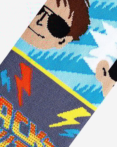 BTTF Mash Up Crew Socks (L) BTTF Mash Up Crew Socks (L)