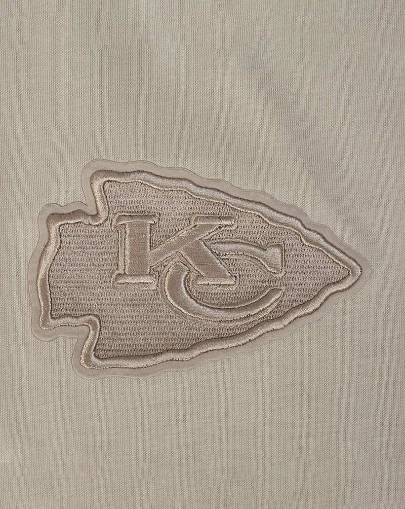 PRO STANDARD Kansas City Chiefs Wingspam Drop Shoulder Tee FKC1410487-TAU Beige 4