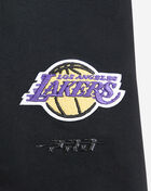 Los Angeles Lakers Mash Up Rib Fleece Cropped Pullover Hoodie