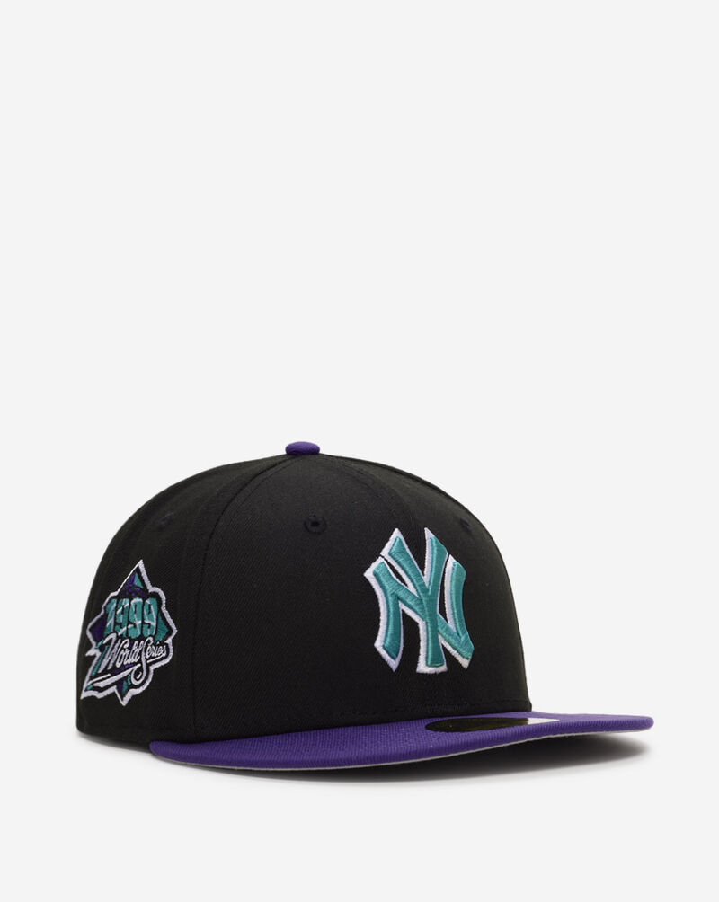 New Era 9Fifty Grape New York Yankees Retro Hooks Fitted Hat 70939089 Black 1
