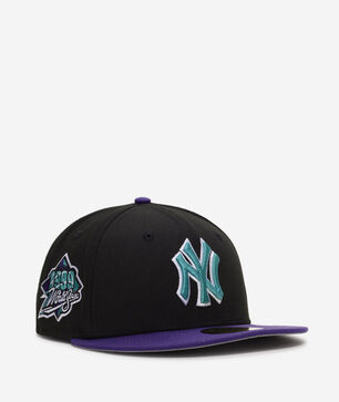 9Fifty Grape New York Yankees Retro Hooks Fitted Hat