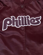 PRO STANDARD Philadelphia Phillies Classic Satin Jacket  LPHU34604-WNE Red 4