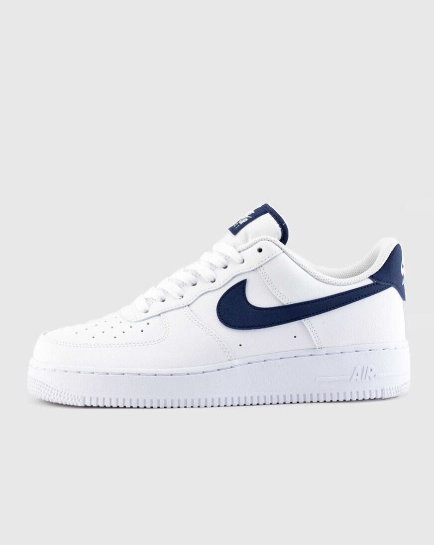 air force 1 white and navy blue