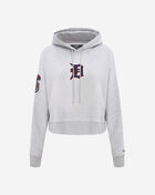 PRO STANDARD Detroit Tigers Classic Cropped Pullover Hoodie LDTC34389-HGR Grey 1